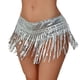thumbnail image 1 of Gibobby faldas deportivas para mujer para mujer Pantalones cortos Rave Festival Bottoms(Plateado, XL), 1 of 5