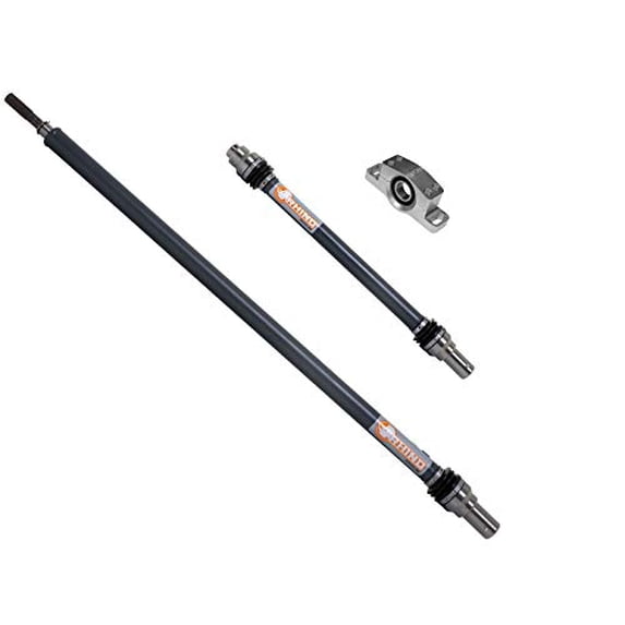 SuperATV C Series Rhino Driveline Prop Shaft for Polaris RZR S4 1000 (2019+) | Front & Rear | Billet Carrier Bearing|PRP01-003F-004R-1-B#S4
