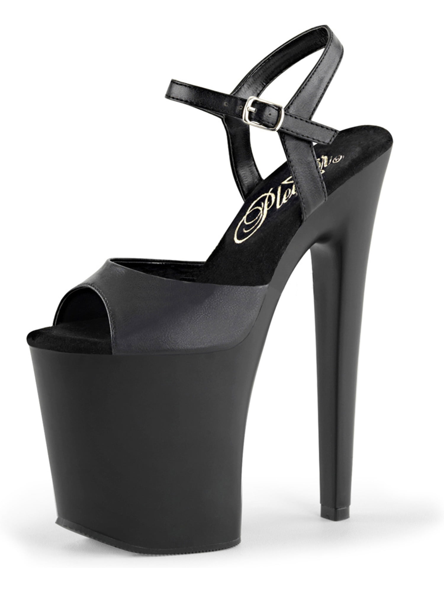 black spike sandals
