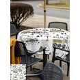thumbnail image 4 of Outdoor Tablecloth with Umbrella Hole and Zipper, Cartoon Tractor Square Table Cloth 54x54 Inch Waterproof Tablecloth, Cute Digger Shovel Truck Country Car Picnic Table Cover for Patio Camping, 4 of 7