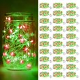 thumbnail image 1 of Fairy Lights btfarm LED de 7 pies y 20 pulgadas, funciona con pilas, rojo y verde, 1 of 7
