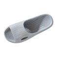 thumbnail image 5 of HEWUQI Slide Shower Shoes for Men Women Non Slip Holes House Slippers Bathroom Pool Gym Students College Dorm Quick Drying Comfortable Sandals Gray Size 6, 5 of 5
