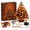 #A, variant on DIY Beaded Christmas Tree Kit, Crystal Holiday Craft Set for Adults (#D) | Colorful Beads, Ornament Charms, Warm Lights, Metal Frame, Angel Topper, Tabletop Decor, Relaxing Project, Holiday Gift