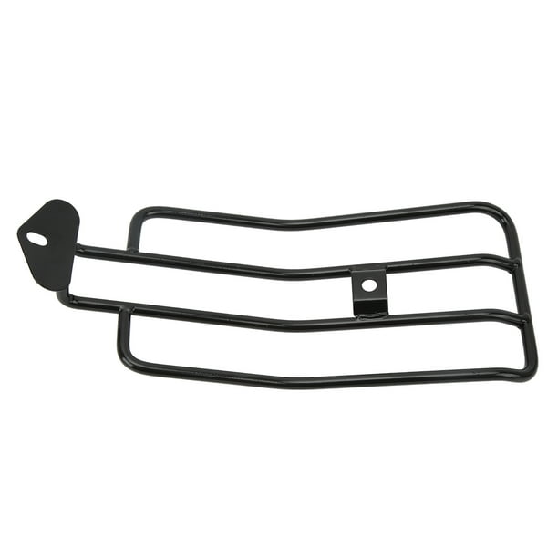 PASTILLA DE EQUIPAJE DE MOTOCICLETA, FÁCL DE INSTALAR PORTADOR DE CARGA TRASERO NEGRO PARA MODIFICAR