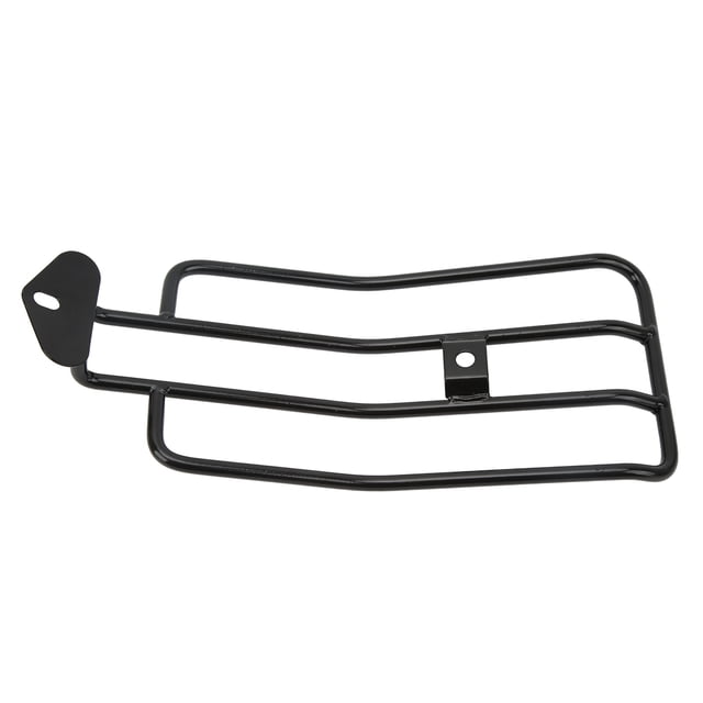 PASTILLA DE EQUPAJE DE MOTOCICLETA, Portador de Carga Trasero de Metal Negro Capacidad de Cojinete para Modificar