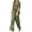 Army Green, variant on Ashirexll Two Piece Sets for Women, Vacation Outfits for Women, Summer Fashion Short Sleeve Top and Solid Color Trouser Casual Set