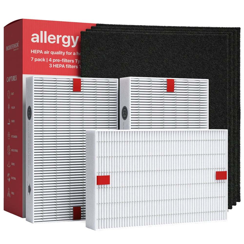 Honeywell HPA300 Replacement Filters Complete Pack 3 HEPA & 4 Activated