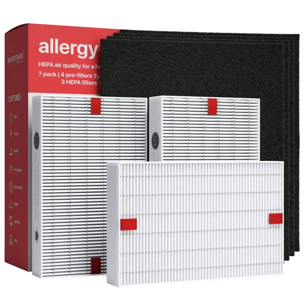 Honeywell HPA300 Replacement Filters Complete Pack 3 HEPA & 4 Activated