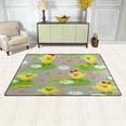 thumbnail image 3 of Coolnut Lightweight Soft Area Rugs 31x20 Inch, Cute Ducks Flowers Floor Mat Doormat for for Rooms Entrance Hardwood Floor Living Room Nursery Rugs, 3 of 6