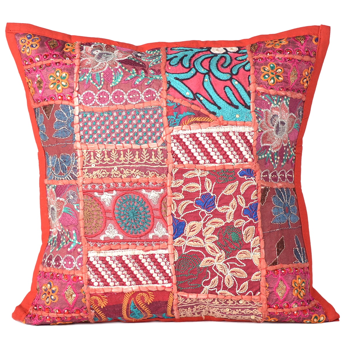 Oussum Embroidered Decorative Throw Pillows Covers for