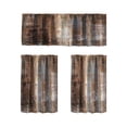thumbnail image 2 of Cevemin 3 Pcs Kitchen Curtains Set Abstract Art - Nylon Valance Window Filtering And Heat Insulating Curtains for Home Basement Coffee House Decor, 2 of 7