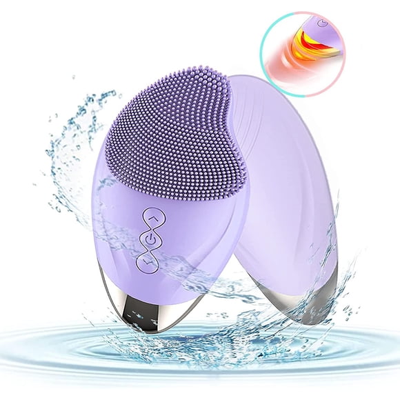Waterproof Vibrating Facial Brush For Deep Cleansing, 5-position Adjustable Usb Rechargeable Exfoliating Brush (dark)