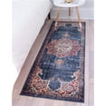 thumbnail image 1 of Unique Loom 3135359 2 ft. 7 in. x 10 ft. Helios Utopia Runner Rug, Navy Blue, 1 of 2