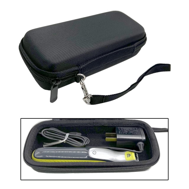 Estuche rígido /bolsa de almacenamiento de cubierta protectora/para recortadora eléctrica híbrida Pro QP2520/90/70 QP6510/70 Macarena Estuche de viaje para afeitadora