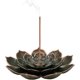 thumbnail image 1 of Incense Burner - Lotus Stick Incense Holder 5 Incense Holes With Detachable Ash Catcher, 1 of 5