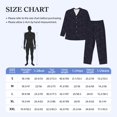 thumbnail image 4 of Lsque Beautiful Roses Pattern Long Sleeve Pajama Set for Men - Soft 2-Piece Sleepwear and Loungewear Set with Pockets, Comfy Nightwear-XX-Large, 4 of 7