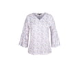thumbnail image 2 of Blusa estampada André Badi escote V manga 3 blanco 26, 2 of 5