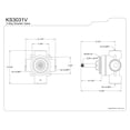 thumbnail image 2 of Kingston Brass KS3031V Three-Way Tub & Shower Diverter Valve, Rough, 2 of 2