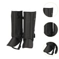 thumbnail image 6 of figatia 2 Pieces Leg Gaiters Boot Gaiters Breathable Portable Tear Resistant Unique Winter Shoe Covers Leg Warmers for Outdoor Sports Black, 6 of 8