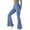 #633 Dark Blue, variant on Felirenzacia Women's Active Flared Yoga Leggings, Denim Printed Cross High Waist Yoga Pants with Pockets for Gym and Training, S-4XL