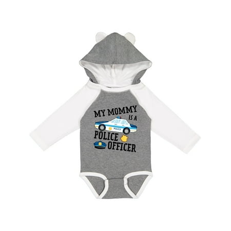 

Inktastic My Mommy is a Police Officer Gift Baby Boy or Baby Girl Long Sleeve Bodysuit