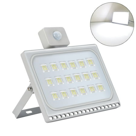 1pcs Viugreum 100w Led Motion Sensor Flood Lights Thinner Lighter 1pcs Viugreum 100w Led Motion Sensor Flood Lights Thinner Lighter Outdoor Lighting Waterproof Ip65
