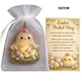 thumbnail image 2 of Desktop Ornament for Home and Card Theme to Brighten Any Space Versatile Decoration for Living Room and Bedroom with Abs Material and Easter Print Highlight, 2 of 5