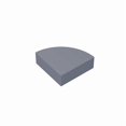 thumbnail image 1 of 200PCS 1/4 CIRCLE TILE 1X1 Compatible 25269 Round & Angles Self-Locking Bricks Building Blocks Toys Accessories Silver 200 pcs, 1 of 6