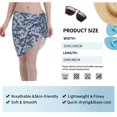 thumbnail image 4 of Wukai Dragons Women’s Short Sarongs Beach Wrap Bikini Bottom Short Skirt Chiffon Scarf for Swimwear, 4 of 4