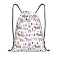 thumbnail image 1 of Bingfone Cute Dog Drawstrings Backpacks Bags for Men Women Gym Drawstrings Bag-Medium, 1 of 6