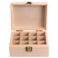 thumbnail image 1 of Essential Oil Box Wood Essential Oil Carrying Case Aromatherapy Bottle Organizer, 1 of 2