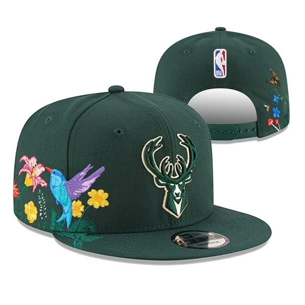 NBA Gorra Milwaukee Bucks Vintage Baloncesto Gorras Para Hombres