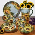 thumbnail image 5 of Certified International  Sunflower Bouquet 11" Dinner Plates, Set of 4 - 10.75' x 11', 5 of 5