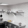 thumbnail image 4 of AmGood 18" Width x 36" Length | Stainless Steel Wall Shelf | Square Edge | Metal Shelving | Heavy Duty | Commercial Grade | Wall Mount | NSF Certified, 4 of 7