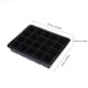 thumbnail image 4 of Molde para hacer cubitos de hielo Ecomeon silicona 20 rejillas color negro, 4 of 5