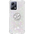 thumbnail image 7 of Glitter Clear Sparkly Bling Case for Xiaomi Redmi Note 12 5G (Not 4G), Flowing Liquid Quicksand Cover with Diamond Ring Holder Case for Xiaomi Redmi Note 12 5G/ Poco X5  Colorful, 7 of 7