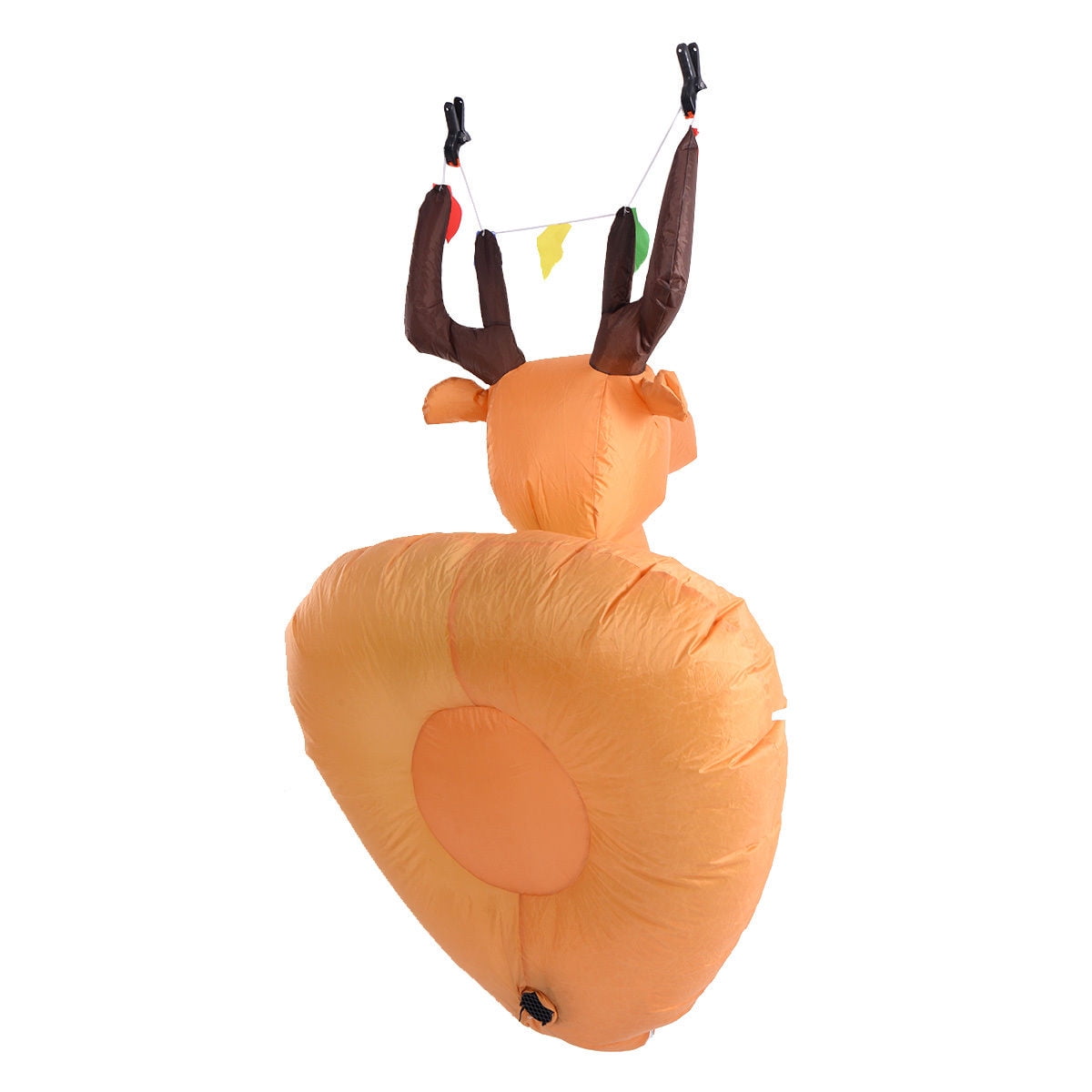 Costway 4Ft Airblown Inflatable Christmas Xmas Mounted Deer Head Gemmy