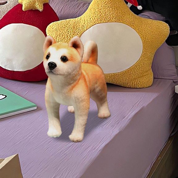 Meitianfacai Cotton Plush Dog Doll, Kids' Nighttime Sleep Toy, Birthday Gift for Children, Stress Relief Companion for Office & Home Decor(Yellow)