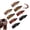 8pc, variant on Small Banana Hair Clip for Thin Fine Hair, Non Slip Mini Banana Clips Ponytail Holder, Vintage Acrylic Banana Hair Claw Clips,print amber and black,Hair Styling Accessories for Women Girls (4pc)