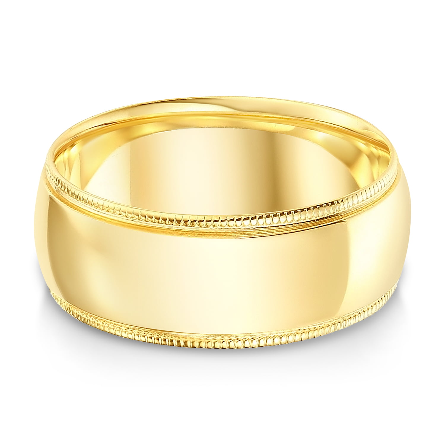 9ct Yellow Gold Twist Crossover Ring.4mm Wedding Ring Band