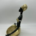 Gift Box Go African Lady Statue Sitting Black Figurine