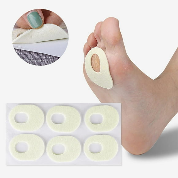 6 cojines para , de ajustar, agradables a la Oval shamjiam Cojines de fieltro para callos