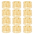 thumbnail image 2 of Decoración de mesa, 12 Uds. Servilletero hueco decoración de boda anillos de servilletas huecos valor excepcional, 2 of 8