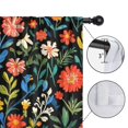 thumbnail image 4 of Blackout Kids Curtains,Pioneer Flower Childrens Insulated Curtains Set Of 2,Bedroom Essentials,Toddler Room Decor 52x84in(132x213cm), 4 of 4