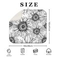 thumbnail image 3 of Sunflower Kitchen Mat for Dish Drying, Microfiber 16x18 Inch Pad, Absorbent and Foldable Drainer Mat for Sink or Countertop, 3 of 5