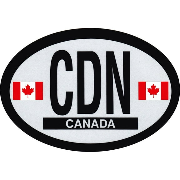 Canada Oval Decal