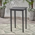 thumbnail image 3 of GDF Studio Omaha Outdoor Acacia Wood Square Bar Table, Dark Gray, 3 of 7