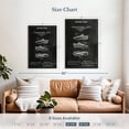 thumbnail image 4 of Elephant Stock Soccer Shoe Bw Patent Wall Art - Vertical Canvas Wall Art - Living Room Wall Decor - Sports Canvas - Black And White Decor - 26" x 39", 4 of 8
