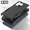 thumbnail image 4 of Defender Case for Motorola Moto G Play 2025 / G Power 2025 / G Power 2026 6.8", Dual Layer PC+TPU Rugged Shockproof Full Body Protective Cover,Black, 4 of 5
