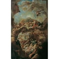 thumbnail image 3 of Paul Troger 13x18 Black Modern Framed Museum Art Print Titled - The Adoration of the Lamb by the 24 Oldest (1748-1750), 3 of 5
